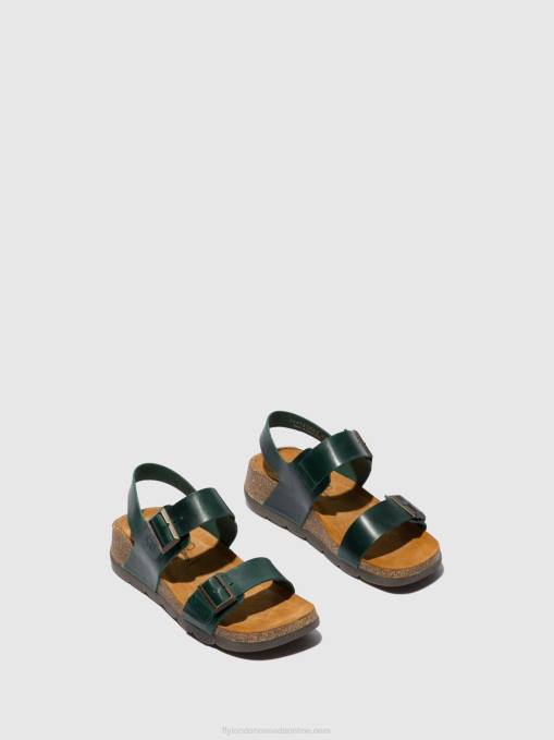 Buckle Sandals CEKE722 Fly London Women BRIDLE PETROL 0JLR605