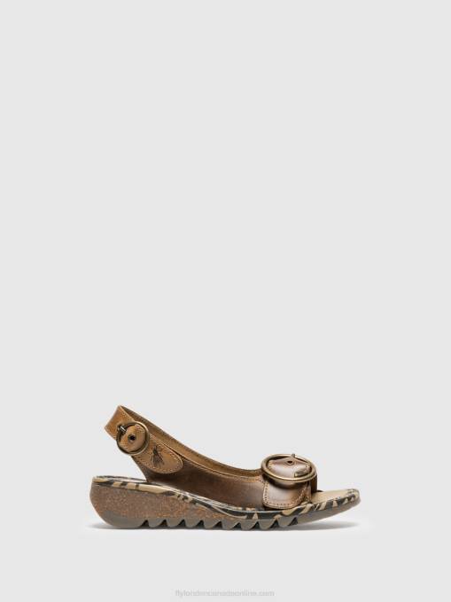 Buckle Sandals Fly London Women Peru 0JLR528