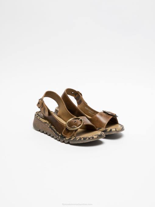 Buckle Sandals Fly London Women Peru 0JLR528