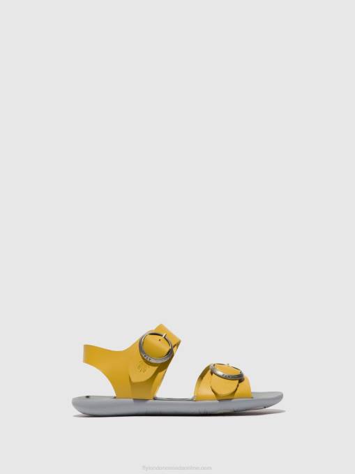 Buckle Sandals MASA757 Fly London Women MUSTARD 0JLR498