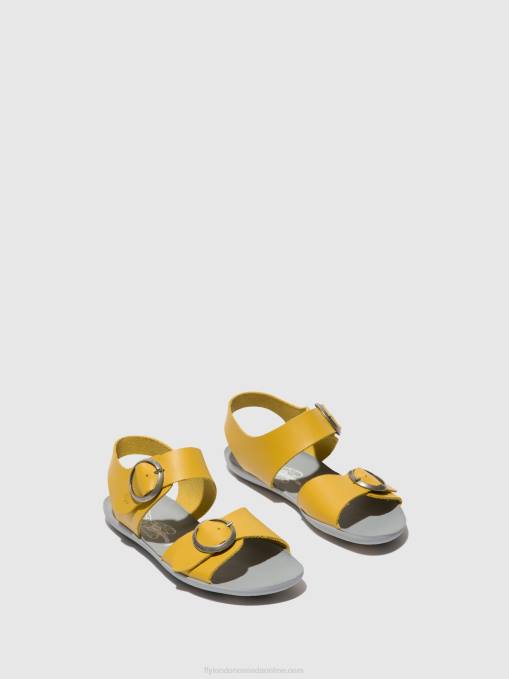 Buckle Sandals MASA757 Fly London Women MUSTARD 0JLR498