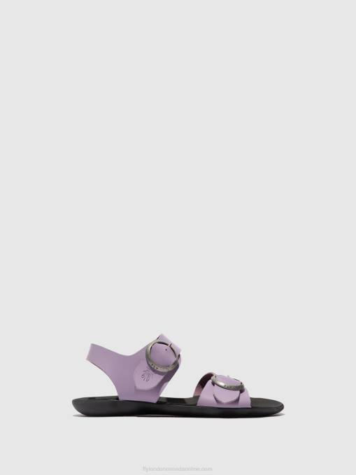Buckle Sandals MASA757 Fly London Women PURPLE 0JLR499