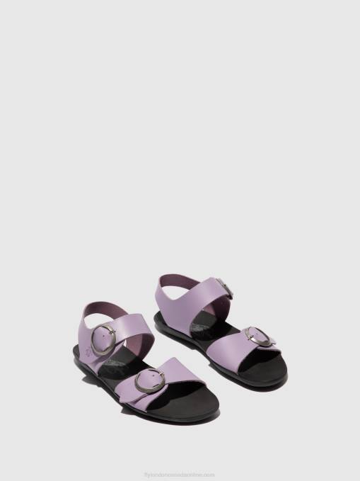 Buckle Sandals MASA757 Fly London Women PURPLE 0JLR499