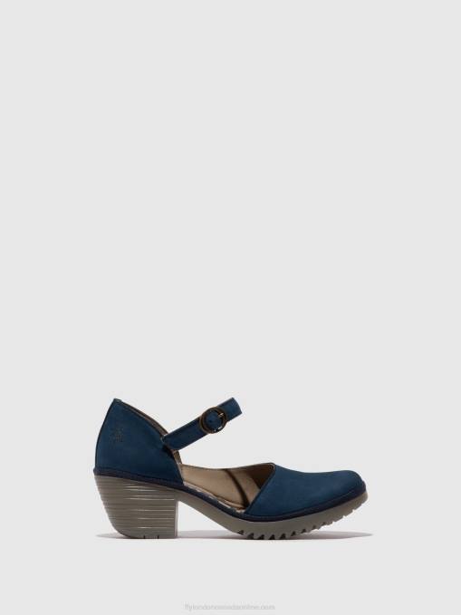 Buckle Sandals WIFO440 Fly London Women BLUE 0JLR492