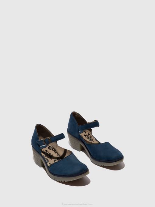 Buckle Sandals WIFO440 Fly London Women BLUE 0JLR492