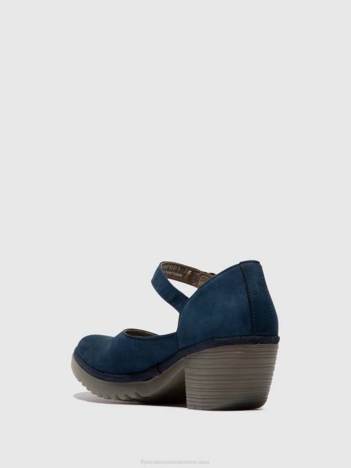 Buckle Sandals WIFO440 Fly London Women BLUE 0JLR492