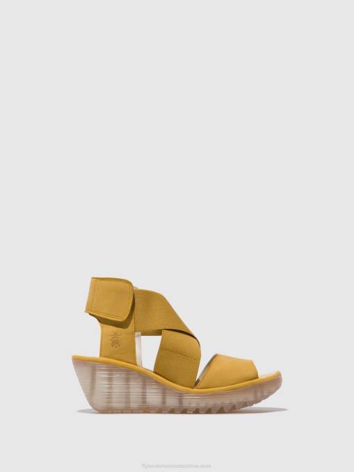 Crossover Sandals YUBA385 Fly London Women BUMBLEBEE 0JLR562