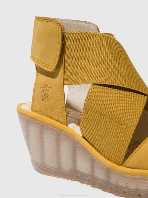 Crossover Sandals YUBA385 Fly London Women BUMBLEBEE 0JLR562