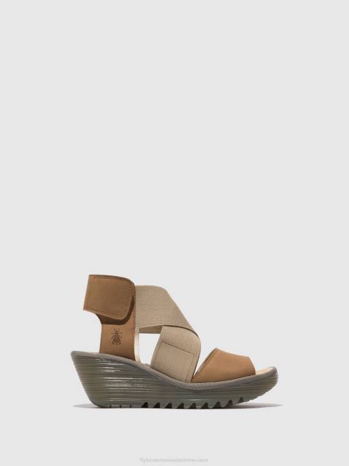 Crossover Sandals YUBA385 Fly London Women SAND 0JLR487