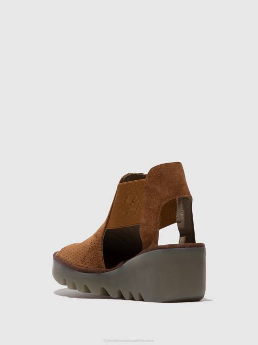 Elasticated Sandals BIGA412 Fly London Women COGNAC 0JLR479