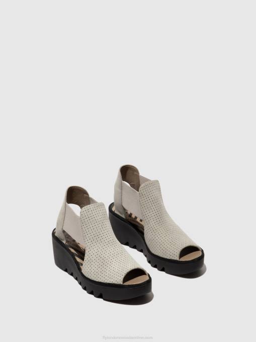 Elasticated Sandals BIGA412 Fly London Women CONCRETE 0JLR480