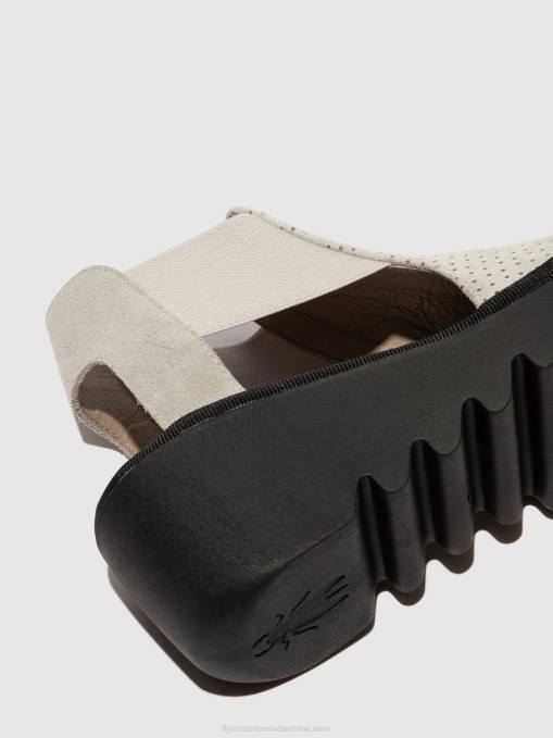 Elasticated Sandals BIGA412 Fly London Women CONCRETE 0JLR480