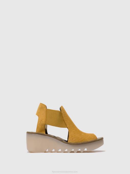 Elasticated Sandals BIGA412 Fly London Women HONEY 0JLR481