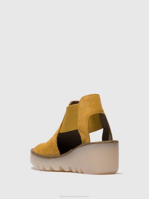Elasticated Sandals BIGA412 Fly London Women HONEY 0JLR481