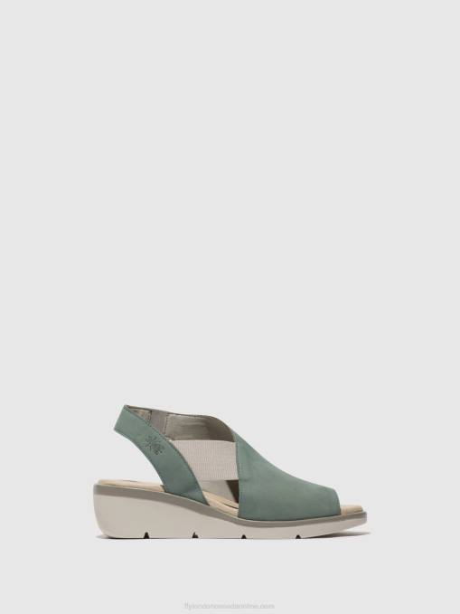 Elasticated Sandals NILY940 Fly London Women PALE BLUE 0JLR476