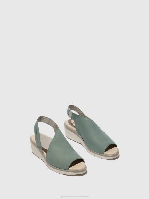 Elasticated Sandals NILY940 Fly London Women PALE BLUE 0JLR476