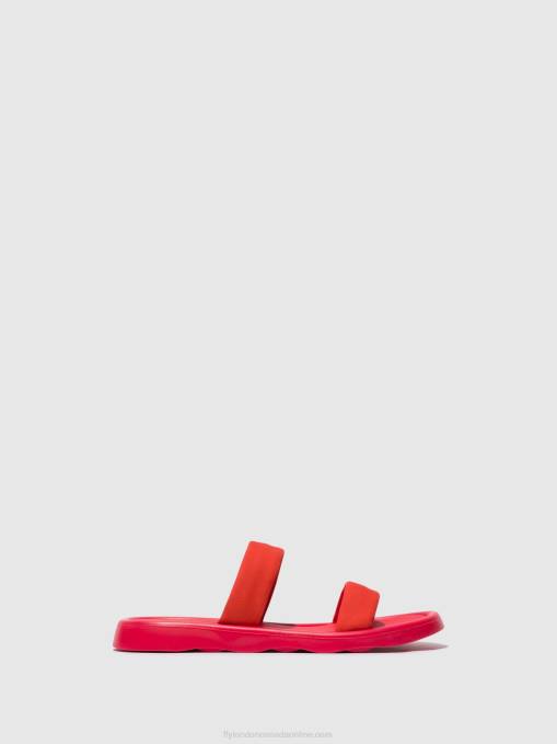 Flat Sandals TAJA872 Fly London Women DEVIL RED 0JLR555
