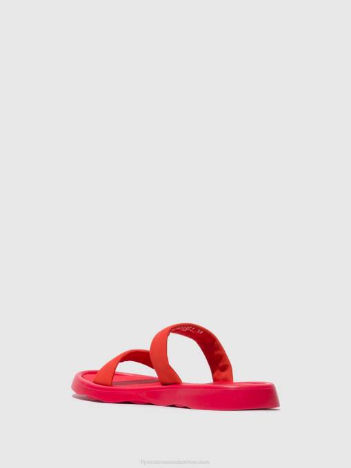 Flat Sandals TAJA872 Fly London Women DEVIL RED 0JLR555