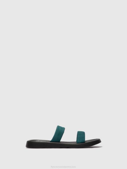 Flat Sandals TAJA872 Fly London Women TEAL 0JLR557