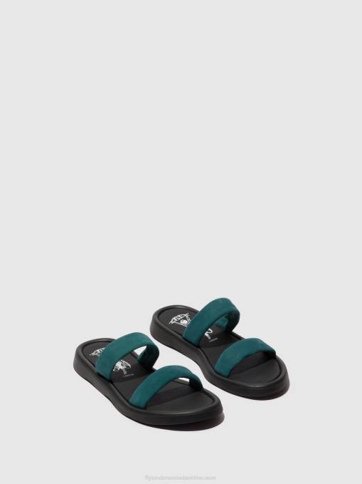 Flat Sandals TAJA872 Fly London Women TEAL 0JLR557