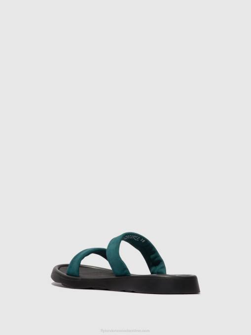 Flat Sandals TAJA872 Fly London Women TEAL 0JLR557