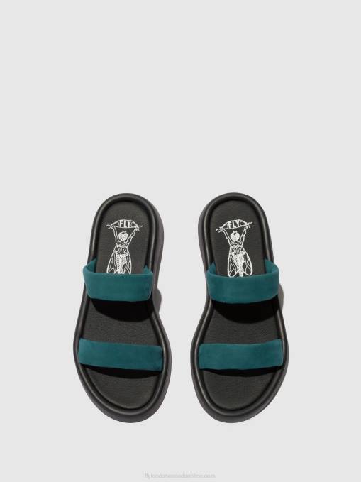 Flat Sandals TAJA872 Fly London Women TEAL 0JLR557