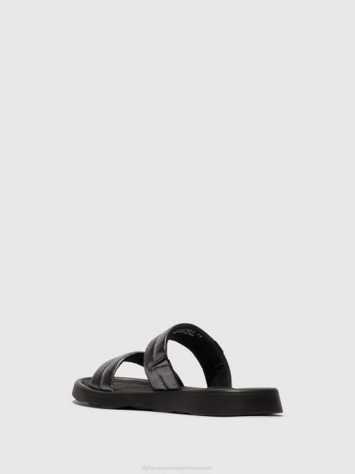 Flat Sandals TOHA942 Fly London Women GRAPHITE 0JLR474