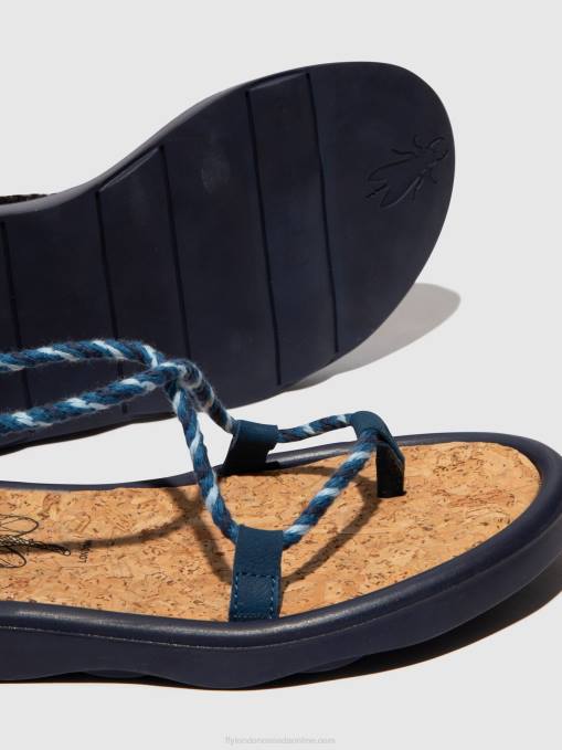 Lace-up Sandals TACE874 Fly London Women BLUE 0JLR551