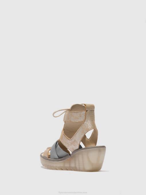 Lace-up Sandals YACA413 Fly London Women PEARL 0JLR471