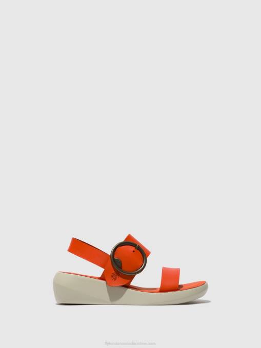 Sling-Back Sandals BANI739 Fly London Women CORAL 0JLR587