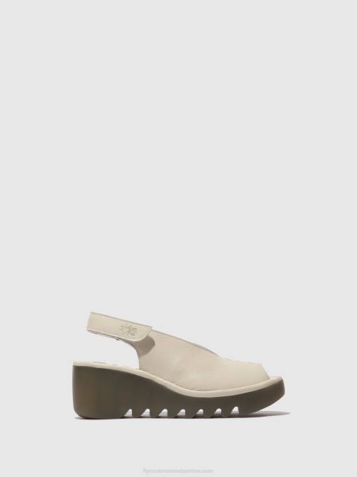 Sling-Back Sandals BAYE386 Fly London Women OFFWHITE 0JLR572
