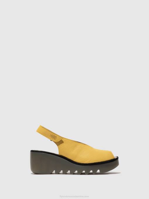 Sling-Back Sandals BAYE386 Fly London Women YELLOW 0JLR466