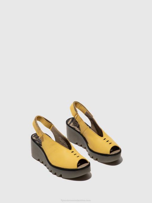 Sling-Back Sandals BAYE386 Fly London Women YELLOW 0JLR466