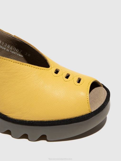 Sling-Back Sandals BAYE386 Fly London Women YELLOW 0JLR466