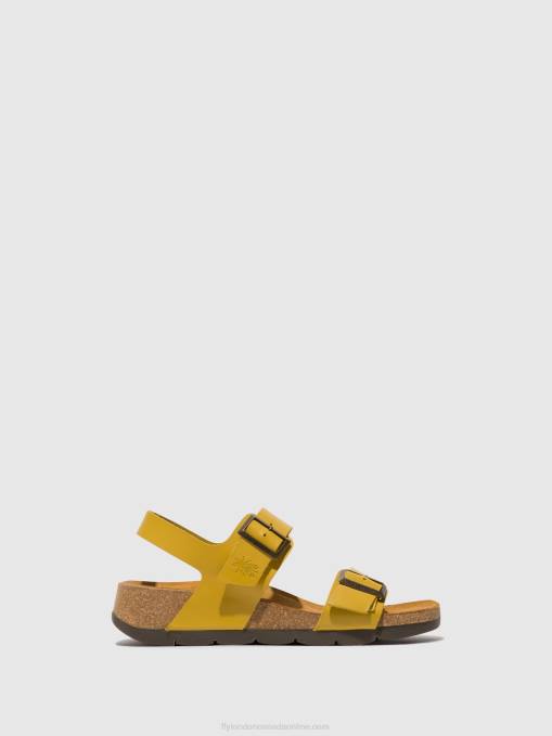 Sling-Back Sandals CEKE722 Fly London Women MUSTARD 0JLR461
