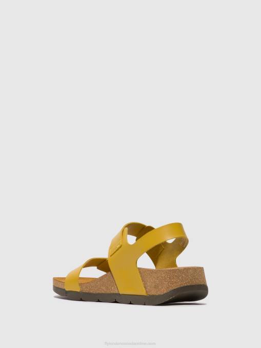 Sling-Back Sandals CEKE722 Fly London Women MUSTARD 0JLR461