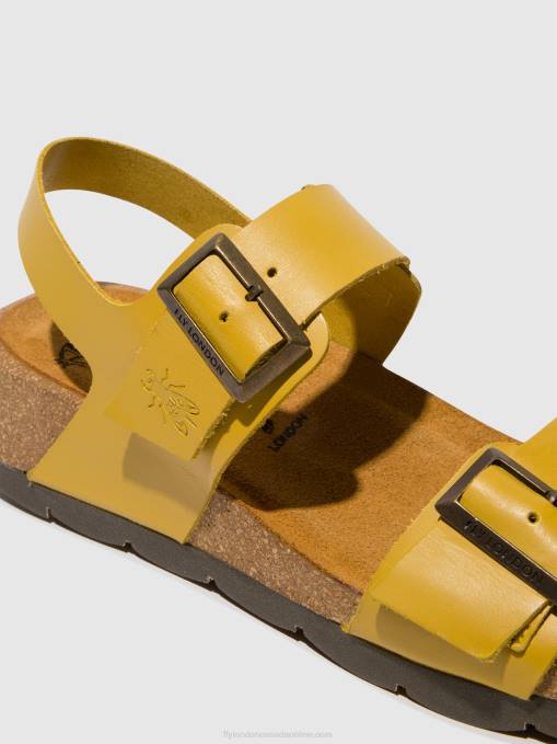 Sling-Back Sandals CEKE722 Fly London Women MUSTARD 0JLR461