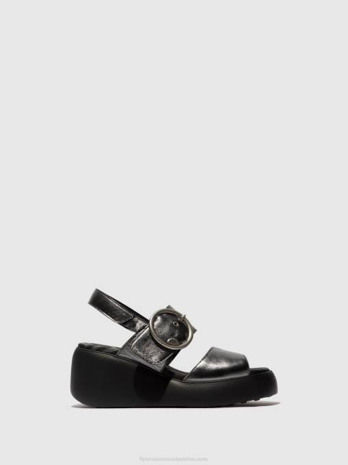 Sling-Back Sandals DIGO939 Fly London Women GRAPHITE 0JLR455