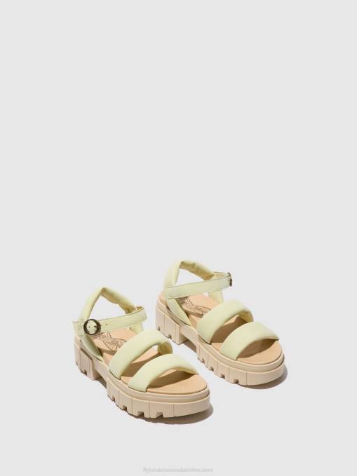 Sling-Back Sandals JELA864 Fly London Women PALE YELLOW 0JLR549