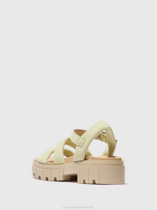 Sling-Back Sandals JELA864 Fly London Women PALE YELLOW 0JLR549