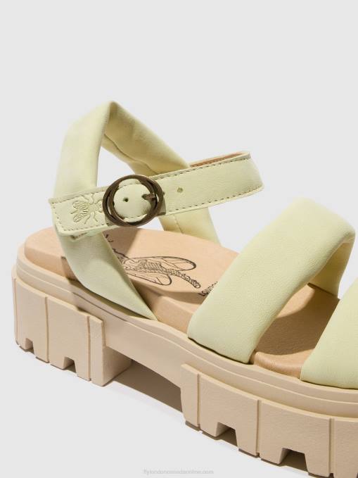 Sling-Back Sandals JELA864 Fly London Women PALE YELLOW 0JLR549