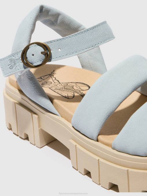 Sling-Back Sandals JELA864 Fly London Women SKY BLUE 0JLR544
