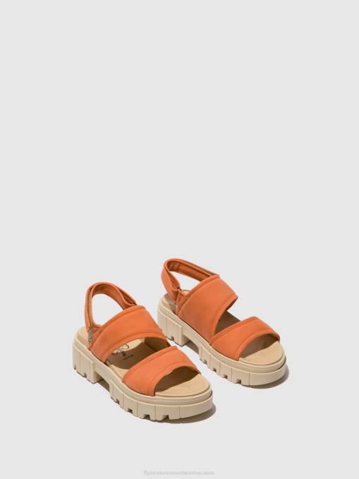 Sling-Back Sandals JIRA865 Fly London Women PEACH 0JLR543