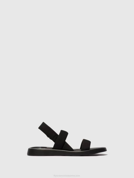 Sling-Back Sandals TERA873 Fly London Women BLACK 0JLR538