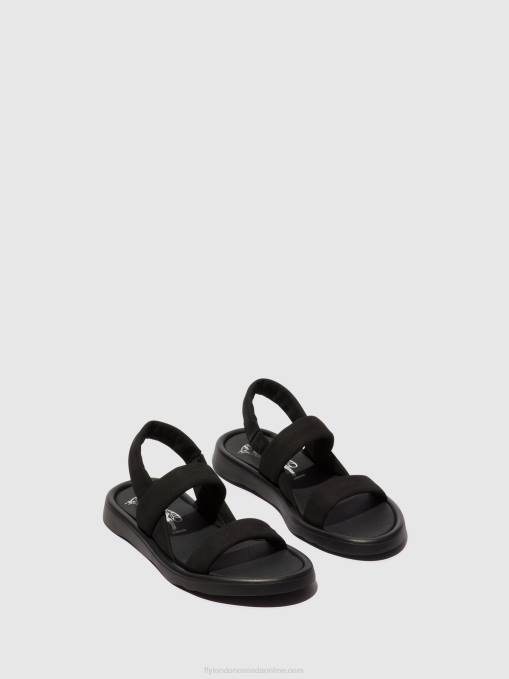 Sling-Back Sandals TERA873 Fly London Women BLACK 0JLR538