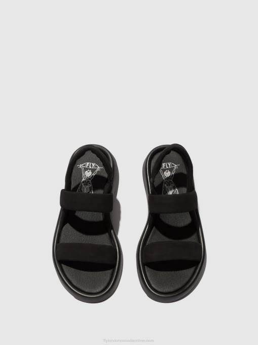 Sling-Back Sandals TERA873 Fly London Women BLACK 0JLR538