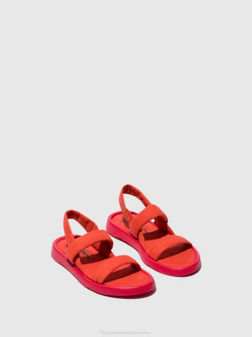 Sling-Back Sandals TERA873 Fly London Women DEVIL RED 0JLR540
