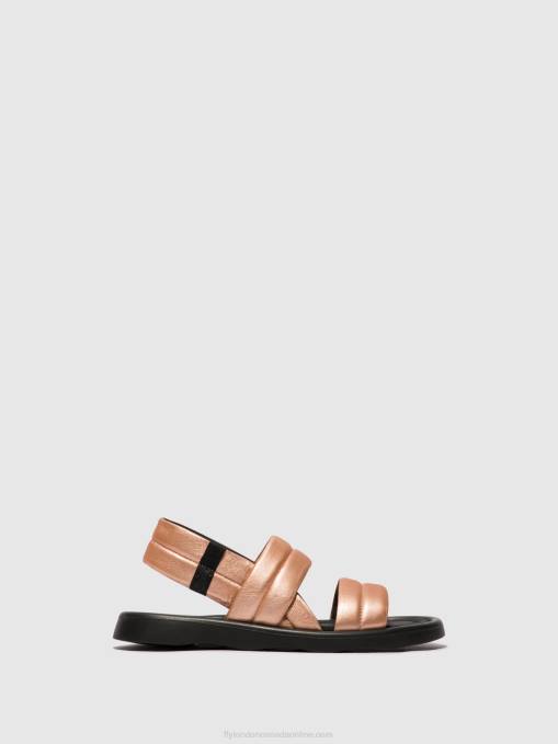 Sling-Back Sandals TOFY941 Fly London Women BLUSH GOLD 0JLR458