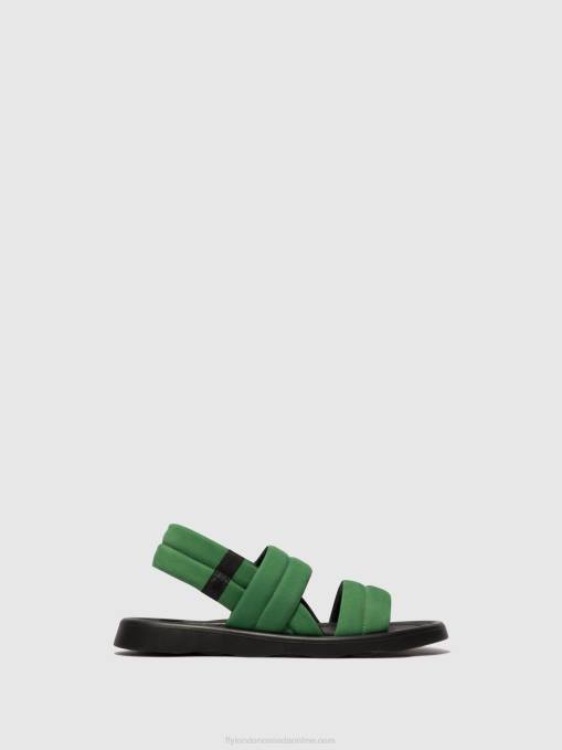 Sling-Back Sandals TOFY941 Fly London Women LIME GREEN 0JLR449