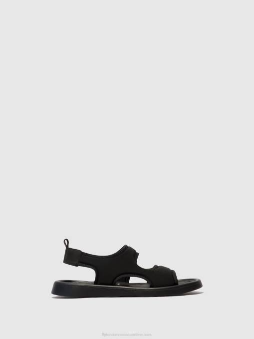 Sling-Back Sandals TREQ930 Fly London Women BLACK 0JLR450